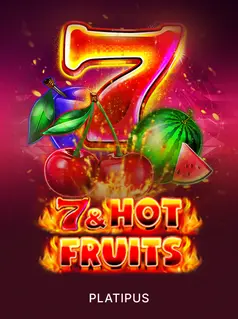 Machine classique 7 Hot Fruits avec symboles fruits et jackpot fixe