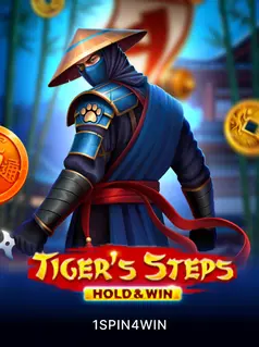 Machine Tigers Steps avec fonction Hold And Win et symboles tigre précieux